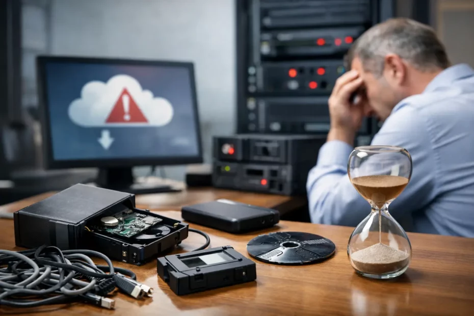7 errori comuni backup in azienda