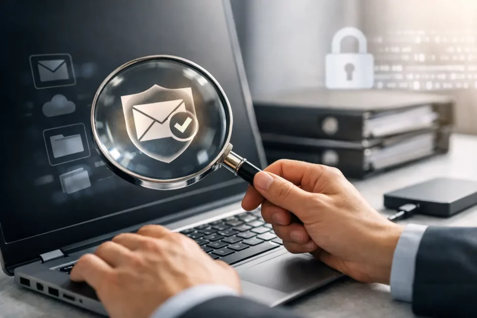 Come verificare conformità archiviazione email