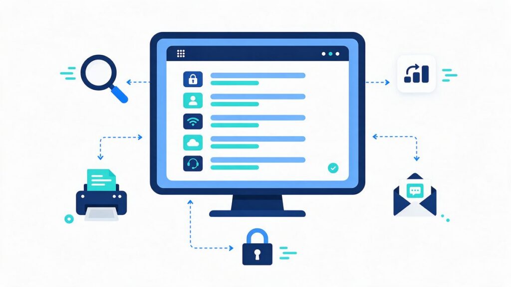 Knowledge base con le guide ai problemi informatici piu frequenti